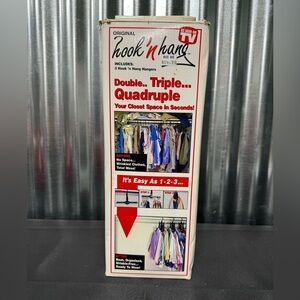 The Original Hook ‘N Hang Closet Organizer